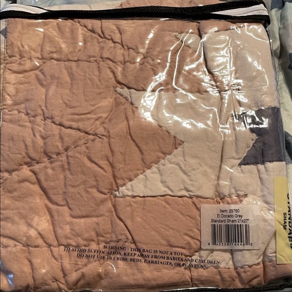 El Dorado Grey Pillow Sham - Picture 5 of 5